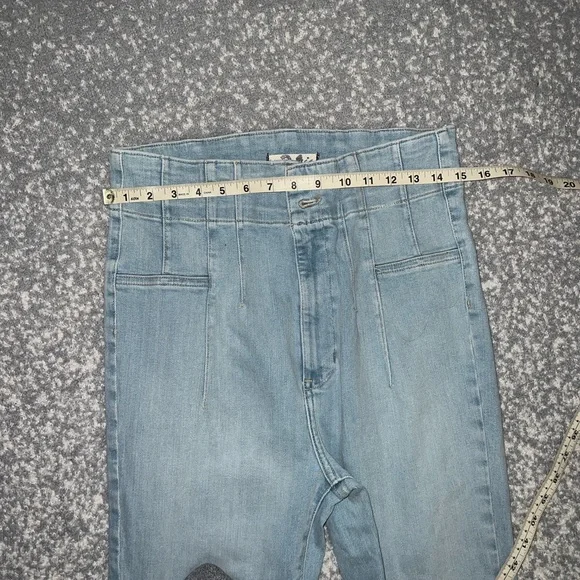 We The Free Libre Wide-Leg Jeans Light Blue Size 31 - Picture 12 of 15